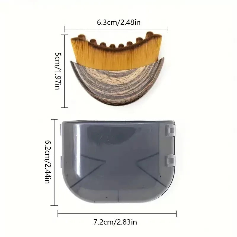 Lymphatic Contour Face Brush Dry Brushing Face Brush Lymphatic Drainage Massager for Face Chin Jawline Sculpting The Skin